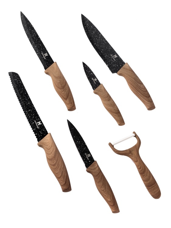НМ 6644 набор ножей 7 пр, кор.р (6 шт.)