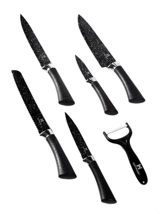 НМ 6643 набор ножей 7 пр.ч.р (6 шт.)